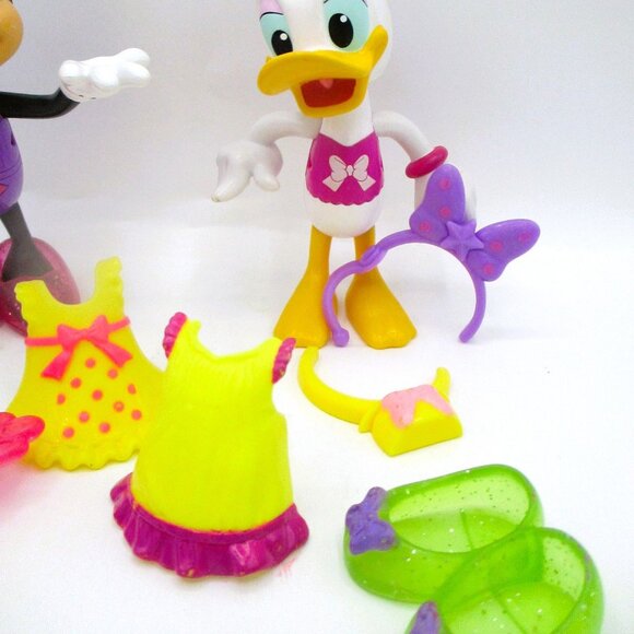 Disney Mattel Minnie Mouse And Daisy Duck Snap N Style Boutique 16 pc Set With A - Picture 4 of 5